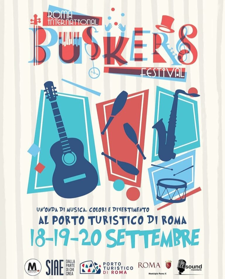 Roma International Buskers Festival, la tre giorni di musica colori e divertimento dal 18 settembre 2020